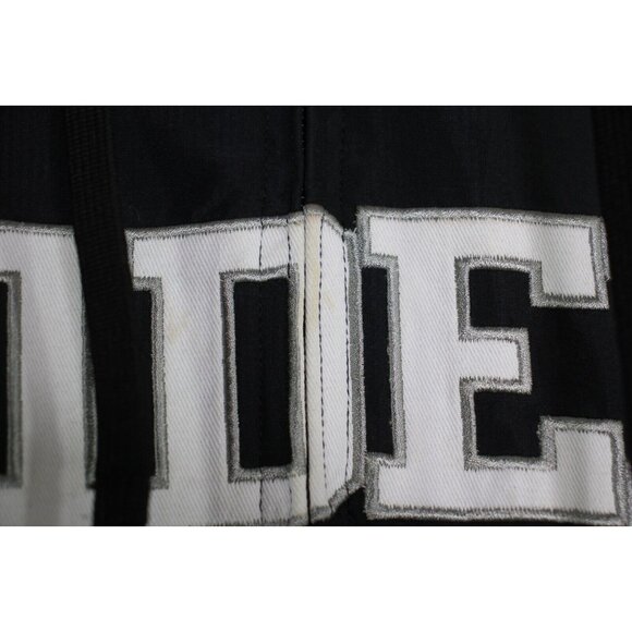 NFL Mens Big Logo Spell Out Oakland Raiders Hooded Reversible Jacket A1531 - Picture 8 of 14
